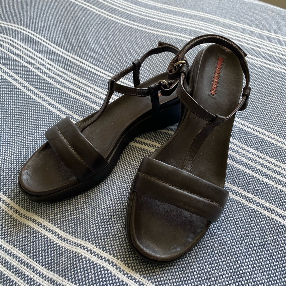 VINTAGE PRADA SANDALS size 39 ❣️